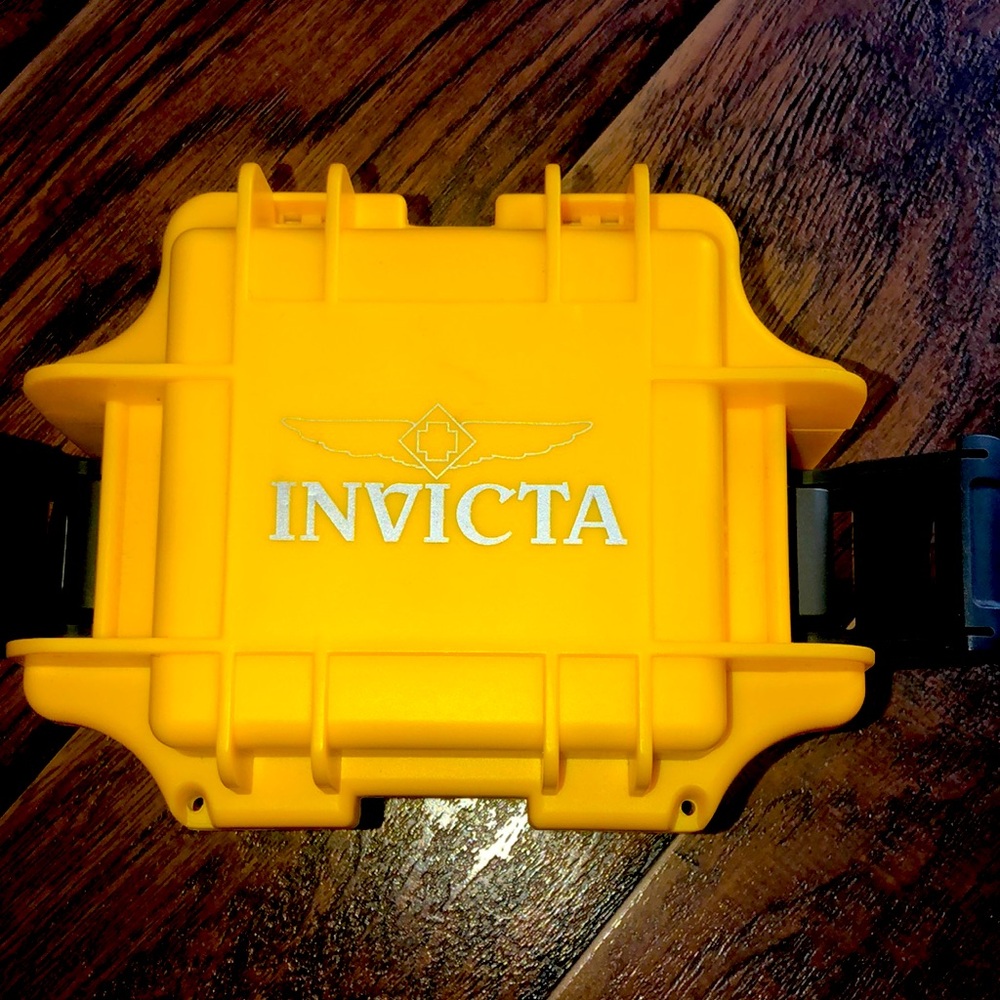Invicta Yellow Watch Case